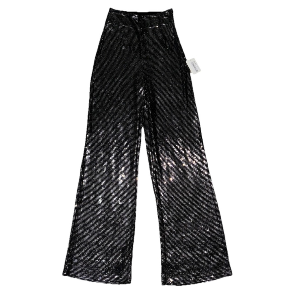 Black formal dressy Wide Leg Pants